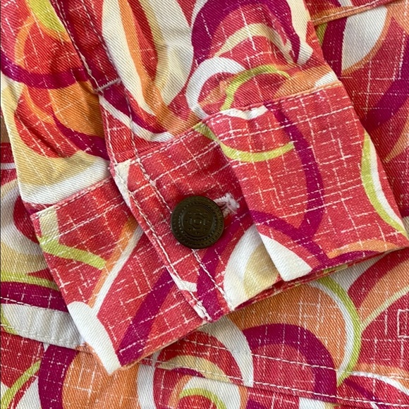 Ruby Road Cropped Button Front Multi ColorJacket - Picture 9 of 10